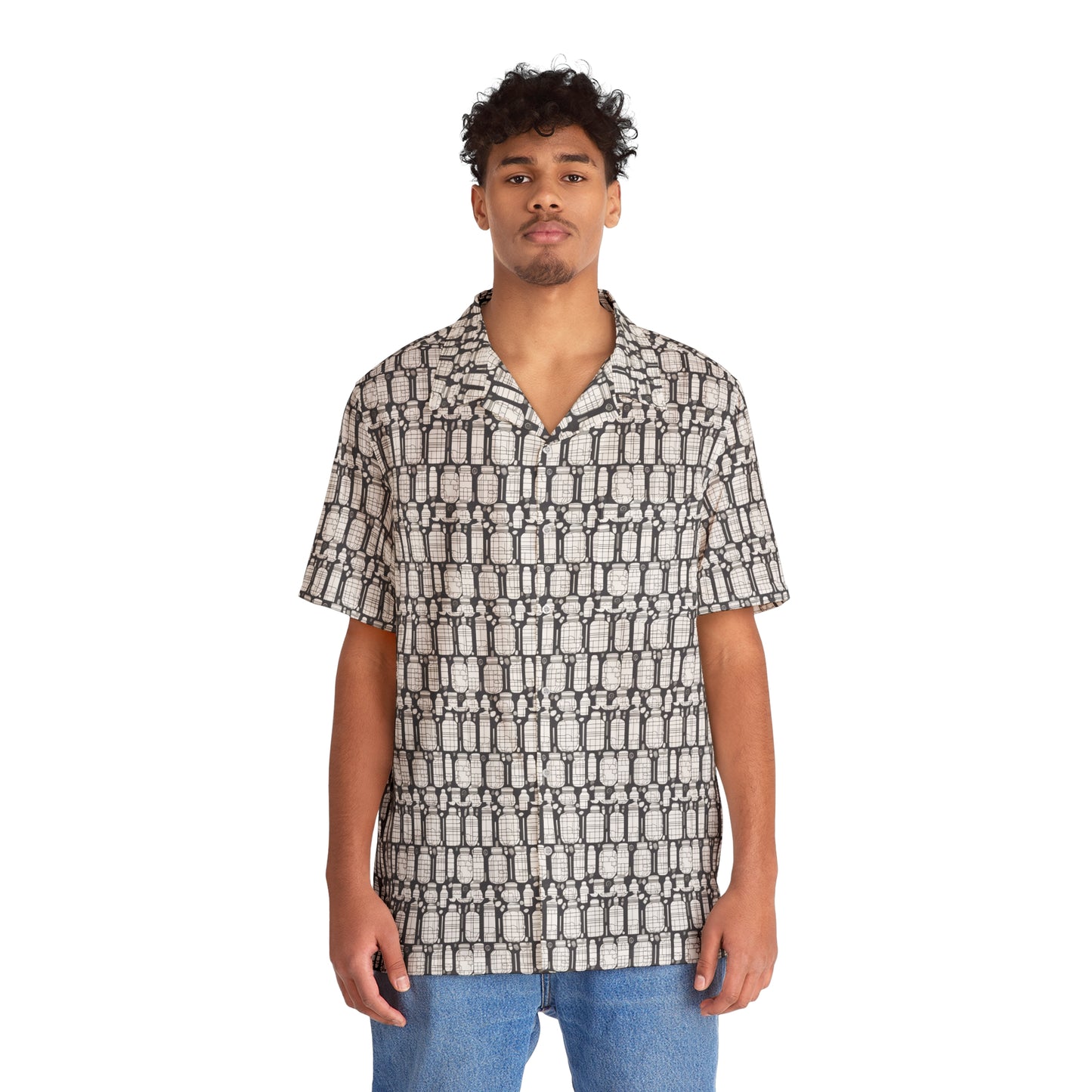 Pat Turner Style Men's Island Shirt (AOP)