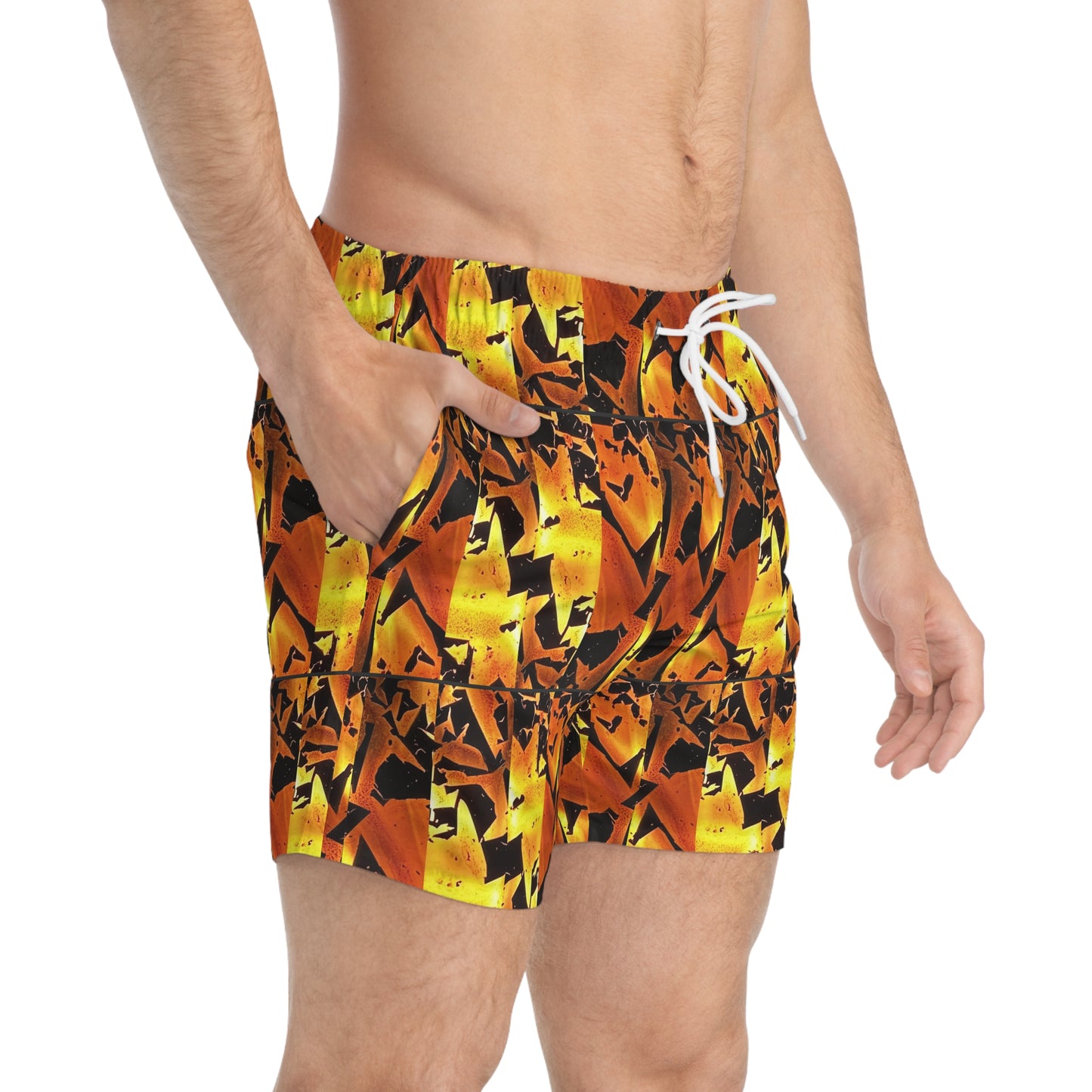 Pat Turner Style Swim Trunks (AOP)