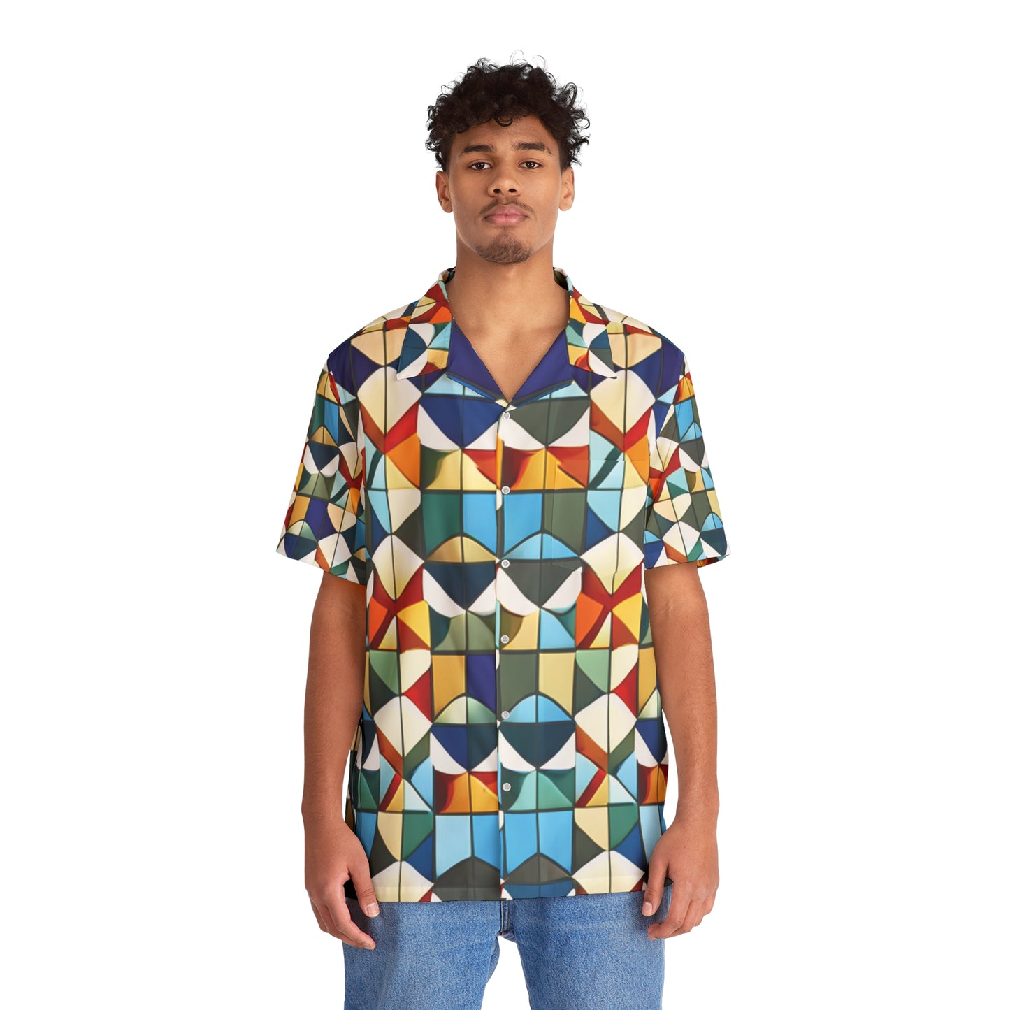 Pat Turner Style Men's Hawaiian Shirt (AOP)