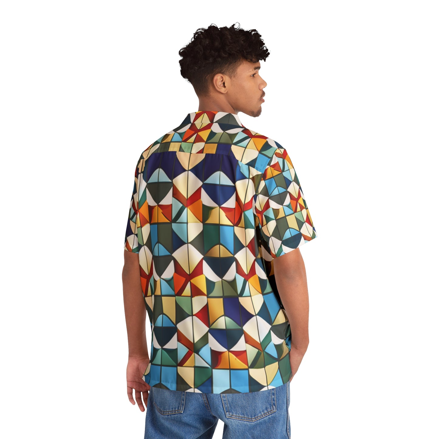 Pat Turner Style Men's Hawaiian Shirt (AOP)