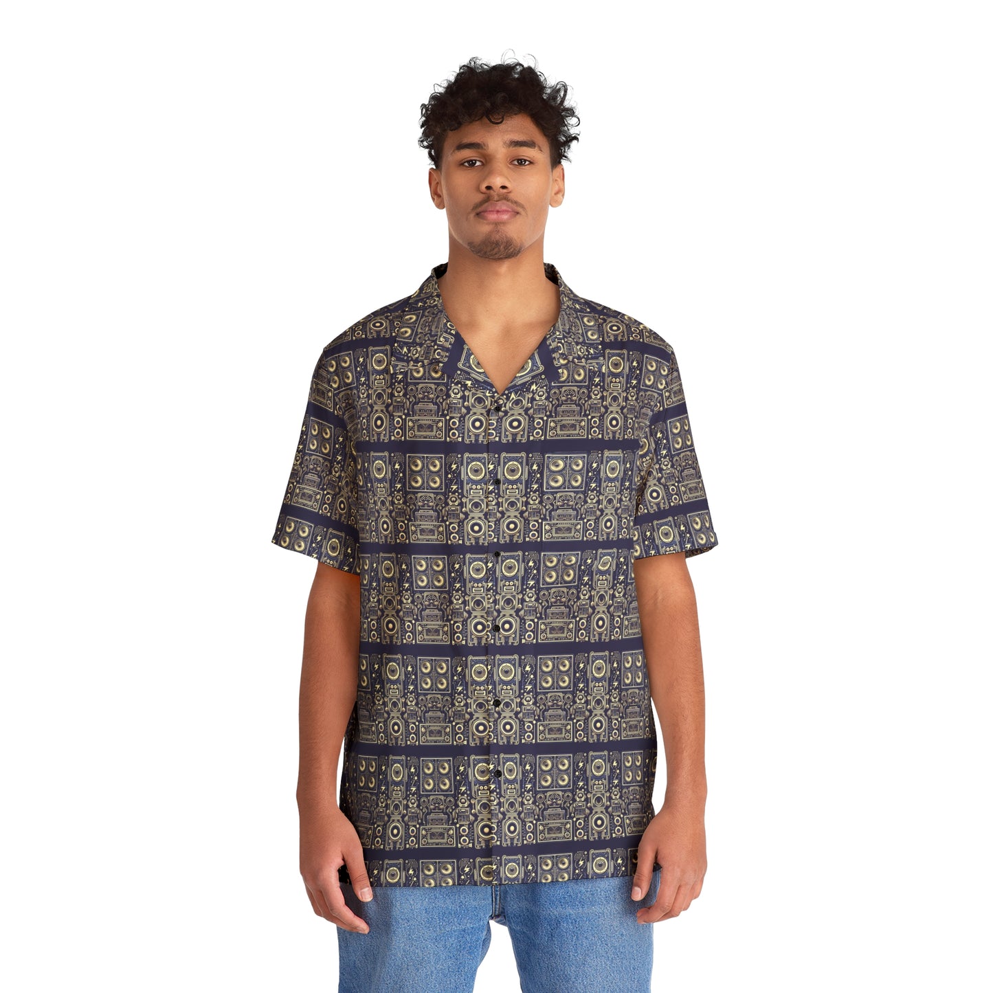 Pat Turner Style Men's Island Shirt (AOP)